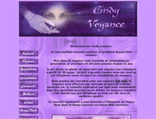 Tablet Screenshot of cindy-voyance.com